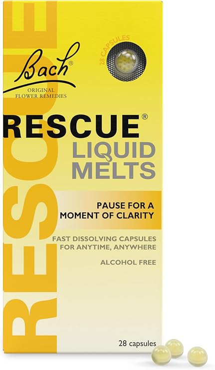 Rescue® Night Liquid Melts | Natural Bedtime Support | Bach™ Original Flower Essences | 28 Fast-Dissolving Melts | Help Prepare for a Restful Sleep​