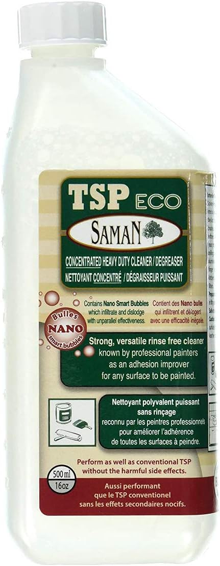 SamaN TSP Eco Heavy Duty Cleanser and Degreaser (16 oz Concentrated 41508)