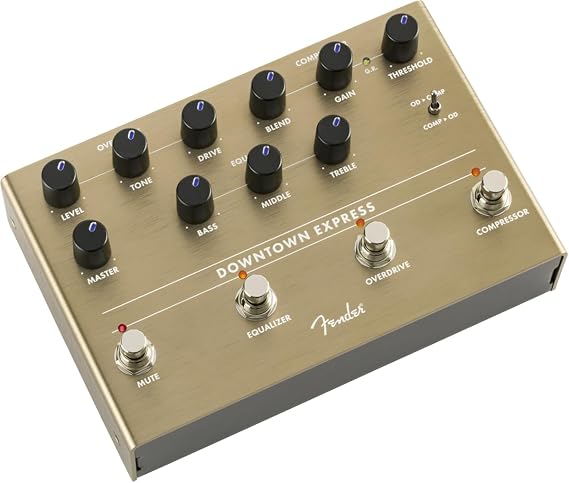 Fender Downtown Express Bass Multi-Effects Pedal with DI Out