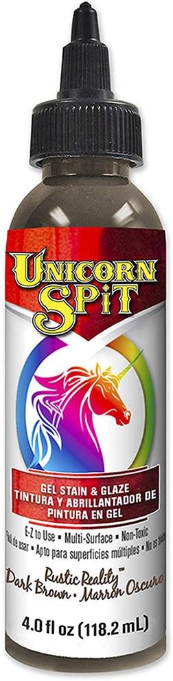Unicorn SPiT 5770012 Gel Stain & Glaze, Rustic Reality, 4 Ounce Bottle