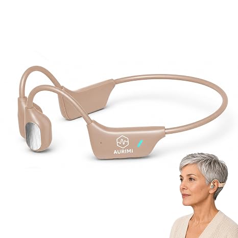 Aurimi Bone Conduction Personal Sound Amplifier for Seniors