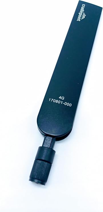 Cradlepoint 4G LTE Cellular Antenna 170801-000 Black, 600 MHz - 6 GHz, SMA