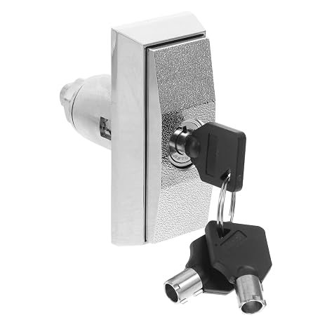 ULTECHNOVO T-Type Water Vending Machine Lock with Key Vending Machine Parts Replacement for Automatic Water Dispenser Snack Arcade Car Wash 3.54 X 3.14 X 1.49 in