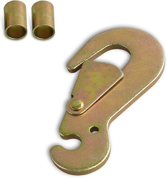 1 Pack Cargo Control Flat Snap Hook Fit for Tie Down Strap