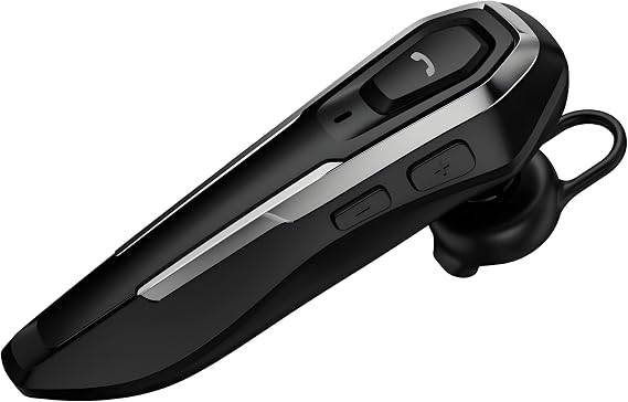Hands-Free Bluetooth Headset - Single Earphone with Noise Cancelling Mic