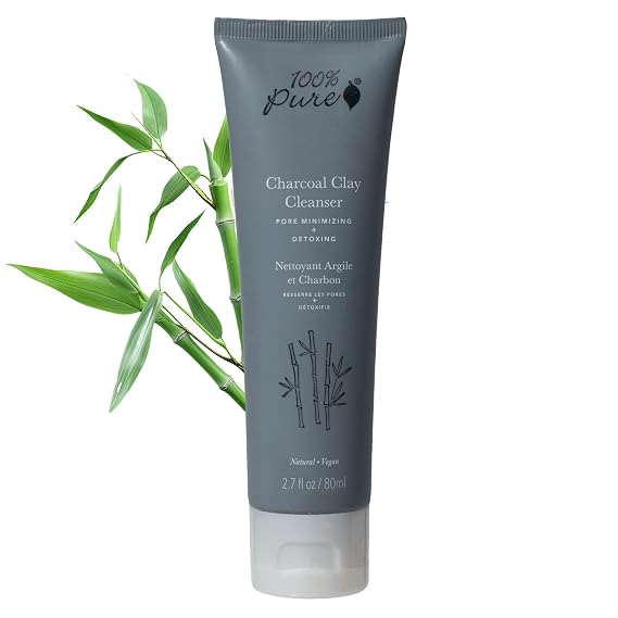 100% PURE Charcoal Clay Cleanser | for combination skin