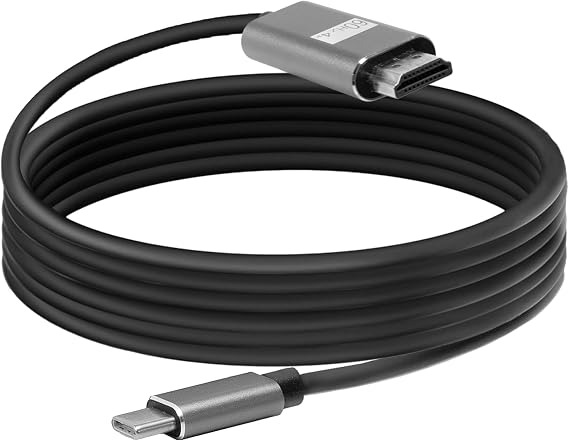 BoxWave Cable Compatible with Planet Computers Astro Slide - SmartDisplay Cable - USB Type-C to HDMI (6 ft), USB C/HDMI Cable - Jet Black