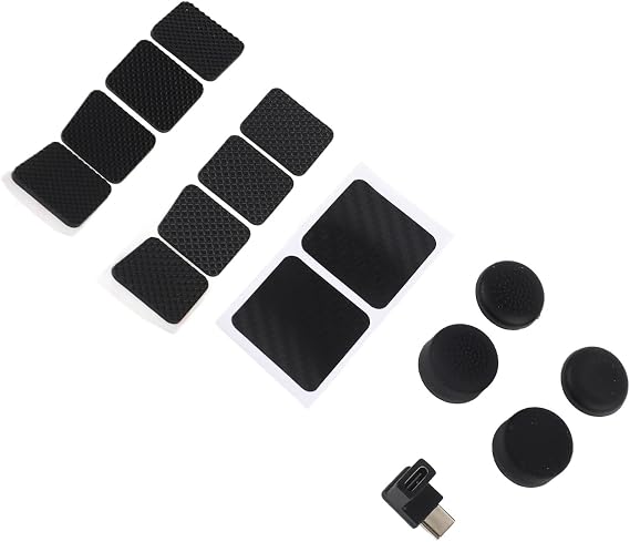 Domary Steam Deck Accessories Back Button Set Touchpad Protective Film Thickened Buttons Rocker Cap for Gaming Enthusiasts