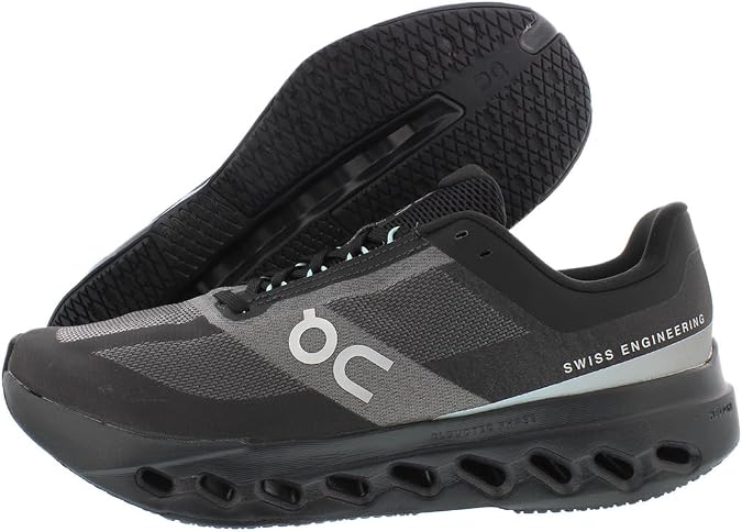 On Men's Cloudsurfer Next Sneakers, Black/Bay, 7.5