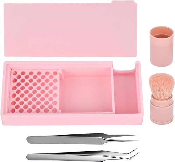 Cornstarch Tapper Box for Polymer Clay Powder Container with Tapper, Essential Polymer Clay Tool for Earring Making & Craft Projects