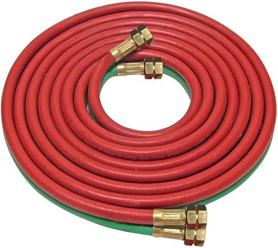 Uniweld H32B Oxyacetylene Twin Welding Hose, 12.5-Feet X 3/16-Inch
