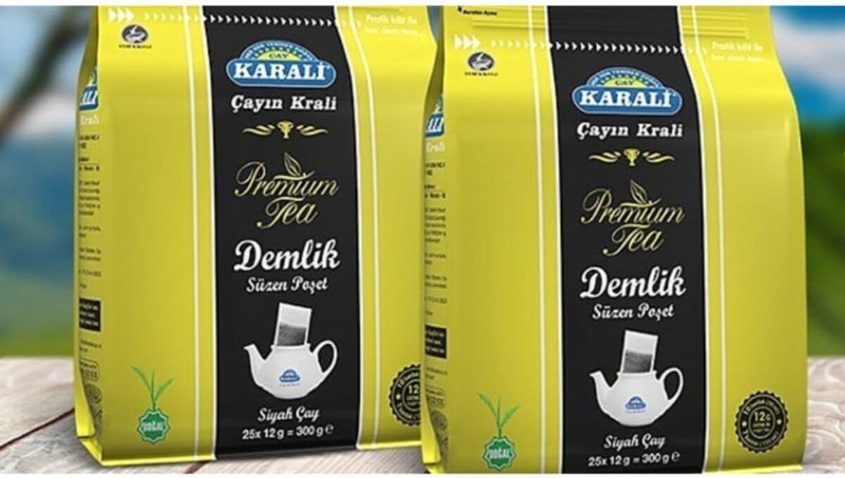 Karali Premium Demlik Poşet Siyah Çay 25 Li 2 Adet