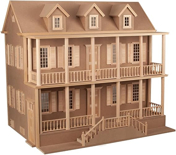 Houseworks Charleston Dollhouse Kit, Miniatures for Adult Hobbyist