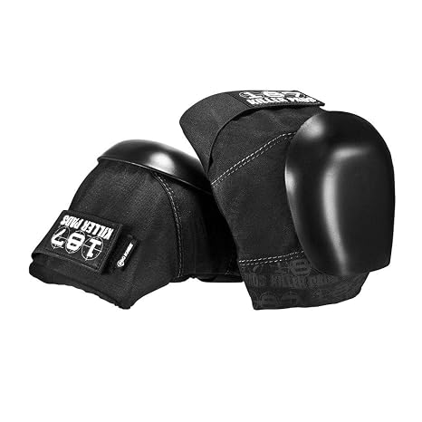 187 Killer Pads Pro Knee Pad, Black, Junior (Black, Small)