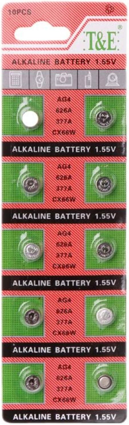 10pcs 4 377 SR626SW LR66 SR626 377 1.55V Watch Button Cell Remote Toy Button Cell Lr1130
