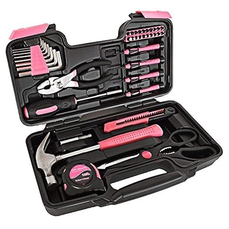 Portable Repair Tools, 39 Pieces, Home Use, Hand Tool Set Kit Box, Smartphone Tool, Repair Tool, Open Tool Kit