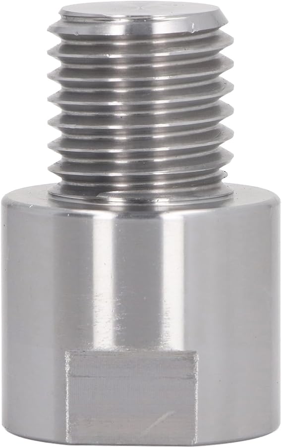 Lathe Headstock Spindle Adapter 1in x 8TPI Male to 3/4in x 16TPI Female Thread, Alloy Steel Wood Lathe Chuck Spindle Adaptor for Woodworking and Metal Turning Accessories