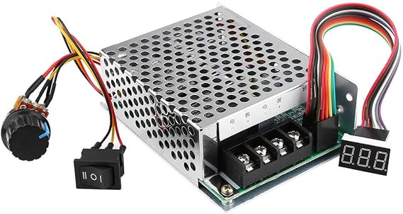 DC 10V to 50V Speed Motor Controller PWM Speed Controller CW CCW Reversible Switch with Digit Display