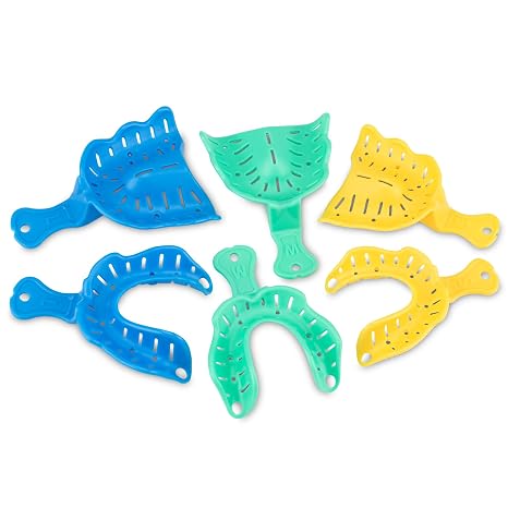 Practicon Disposable Edentulous Impression Trays, Assortment, Pack of 12