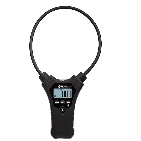 FLIR CM57-2 True RMS Flexible Clamp Meter with Bluetooth - 3000A AC Electrical Tester with 18-Inch Coil and Inrush Current - Handheld, Black/Grey
