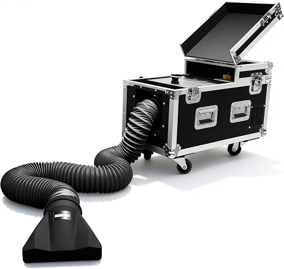 2000W Professional Low-Lying Fog Machine | Dry Ice Effect Without Dry Ice | DMX & Remote Control with Flight Case