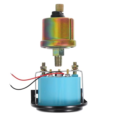 Mechanical Oil Pressure Gauge for Automotive Use Iron Abs Construction High Precision Easy Installation for Car Modification Projects