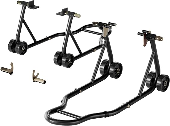 SPECSTAR Motorcycle Paddock Stand 400kg Capacity Front and Rear Wheel Lift