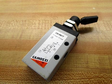 CAMOZZI 338-990TF 10BAR MAX, MANUALLY Operated, PORTED, Valve