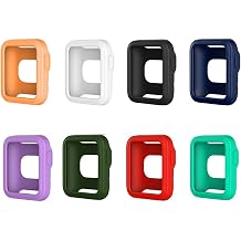 Microcase Xiaomi Mi Watch Lite Önü Açık Tasarım Yumuşak Silikon Kılıf (Koyu Yeşil)
