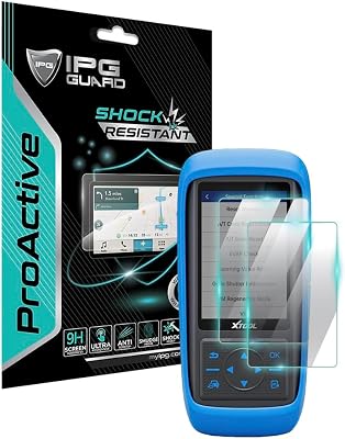 IPG ProActive for XTOOL A30 PRO - PS701 PRO 4 Inch Car Scanner Display 2 Units 9H Hardness Screen Protector Smooth Glass Touch Ultra Responsive High Clarity Anti Scratch Smudge & Shock Proof Nano Technology Guard for Ps701Pro