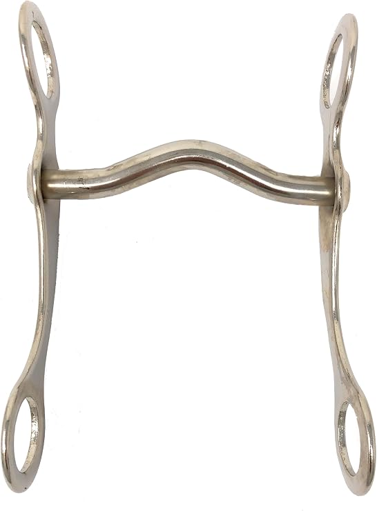 AJ Tack Low Port Grazing Bit for Miniature Horses
