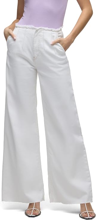 Hudson Womens James High Rise Wide Leg Jean