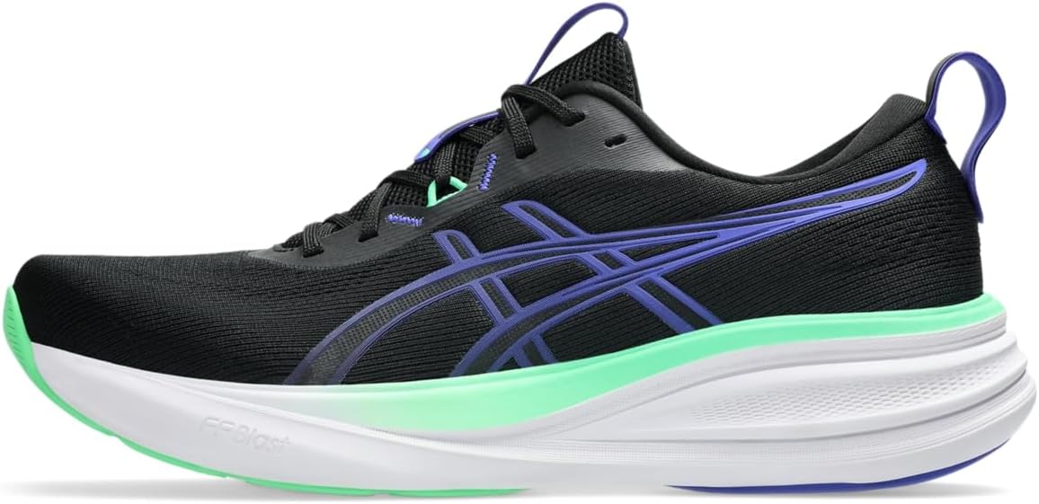 ASICS メンズ Gel-Pulse 17 ランニングシューズ, ブラック/コバルトバースト。, 10.5