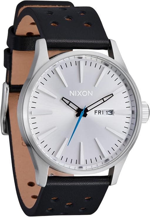 NIXON Sentry Leather A105-100m Water Resistant Men's Analog Classic Watch