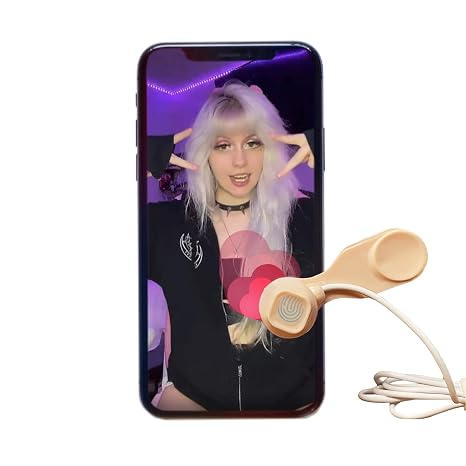 Annrybor Screen Auto Clicker For Phone:3 Speed Physical Tapper, Simulated Finger Continuous Click, Compatible With Android And IOS, Suitable For Tik Tok Live, Lightning Deal, Reward Tasks (PINK)