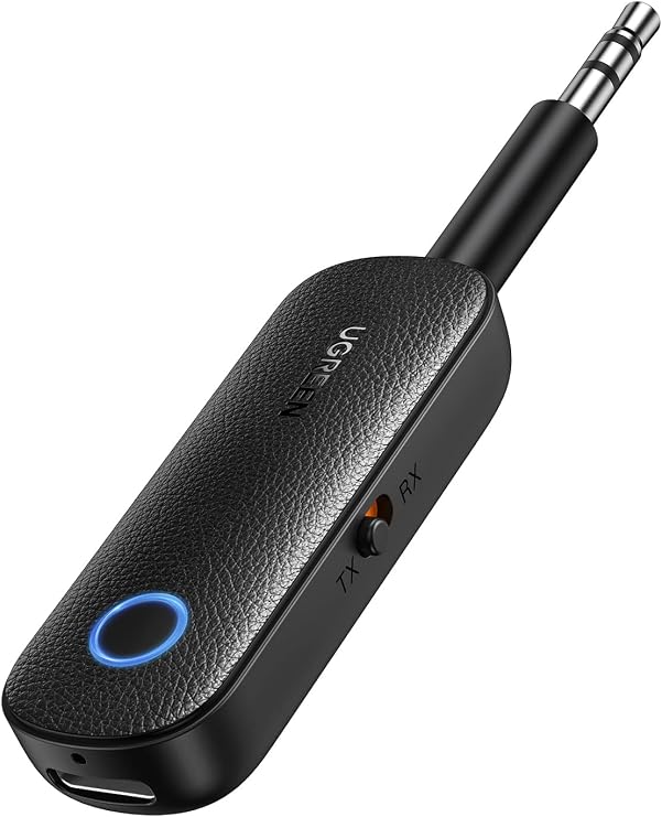 UGREEN Bluetooth 5.4 Transmitter Receiver, 2-in-1 Aux, Dual Connection