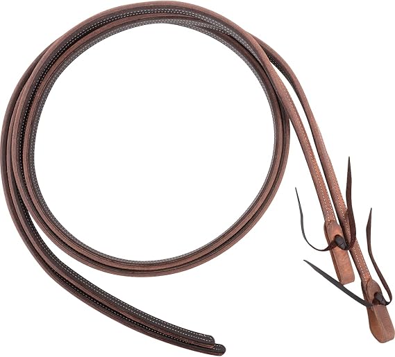 Reins Doubled Stitched Split Broke in Feel SR58HLDS