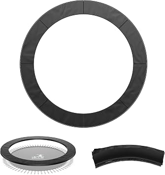 BCAN Trampoline Pad, 8FT Trampoline Replacement Safety Pad, Waterproof Trampoline Accessories Spring Cover