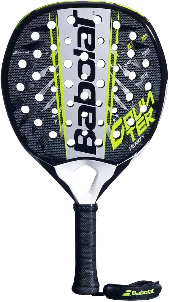 Babolat Counter Veron 2.6 Padel Racket (Black/Yellow)