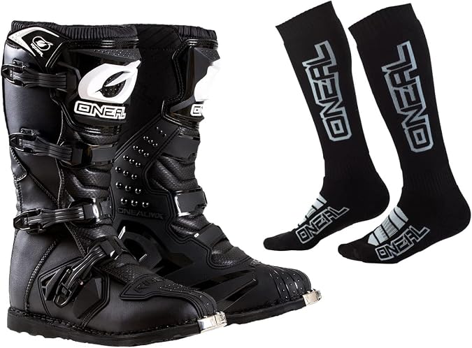 O'NEAL Rider Boots with Pro MX Socks Combo