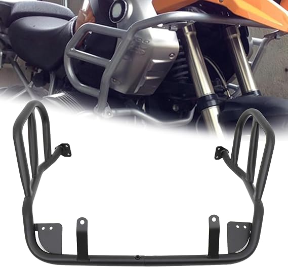 CHIFUN Upper Engine Highway Crash Bars for R1200GS ADV 2008-2014, Motorcycle Frame Guard Protection Bars (Black)