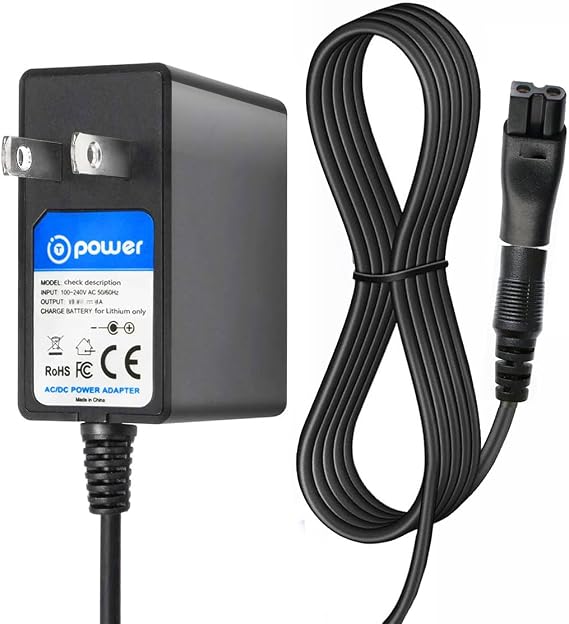 T POWER 12.6V Charger for Wybot Osprey 200 300 Pro 300II HJ1103 WY1103 WY008-3 Cordless Pool Vacuum Model XSD-1261000NUSD, WY1102 Automatic Swimming Pool Cleaner Ac Dc Adapter Class 2 Power Supply
