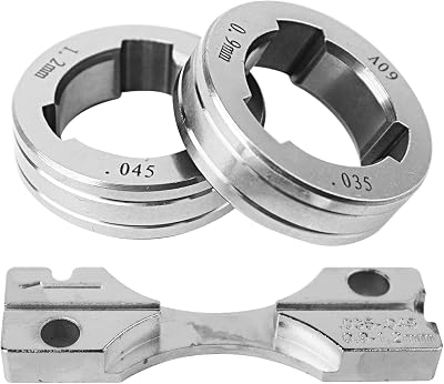 Drive Roll Kit 035 045 Replace for KP1696-1, for Solid Wire, Compatible with Lincoln Power MIG 216, 255XT, 350MP, LN-15, Power feed 25M, LF-72, LN-25 PRO, LN-25 PRO Dual Power V-Groove .035 & .045