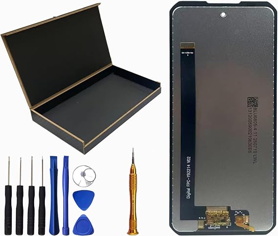 LCD Screen Display Touch Digitizer Frame Assembly Replacement for Oukitel WP100 Titan / WP100 LCD Screen 6.8 Inches