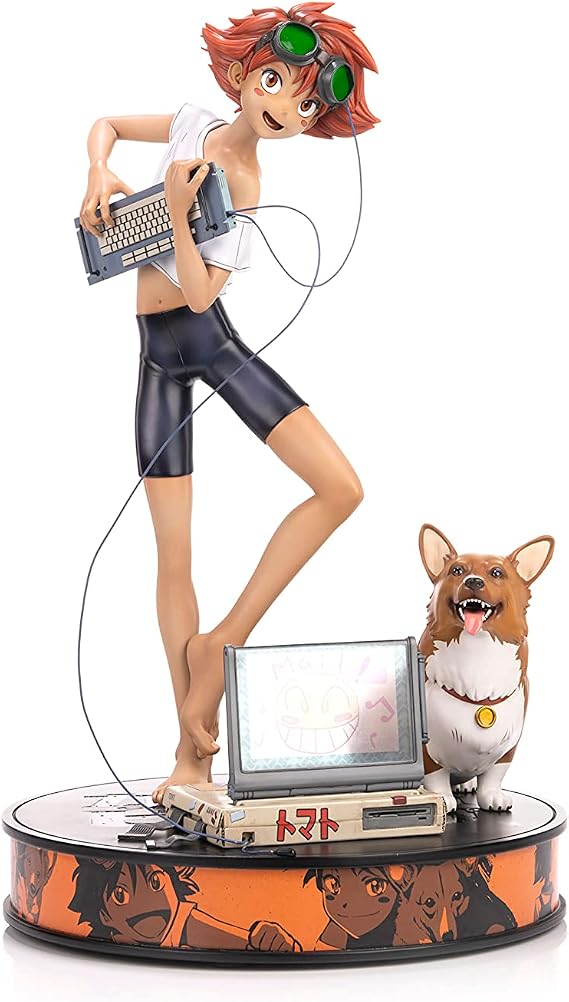 First 4 Figures Cowboy Bebop: Ed & EIN 1:4 Scale Resin Statue, Multicolor
