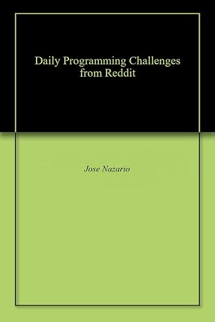 Daily Programming Challenges from Reddit