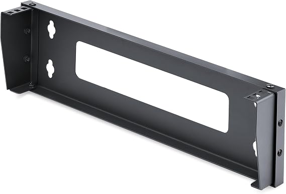 StarTech 1U Vertical Wall-Mount Bracket, 19in, 121lb (RK119WALLV-N)