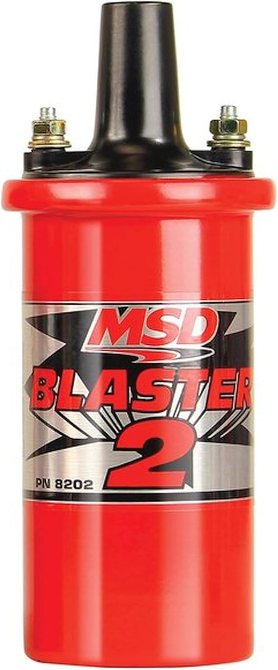 MSD 8202 Ignition Canister Coil Blaster 2 Series High Performance, Red, 6-series ignition