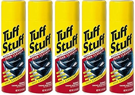 Tuff Stuff Multi Purpose Foam Cleaner for Deep Cleaning, 5 Pack (Foam Cleaner)