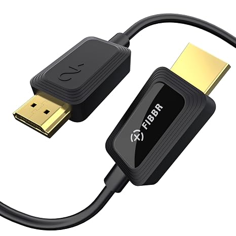 8K Fiber Optic HDMI Cable 66ft, 48Gbps Ultra High-Speed HDMI 2.1 Cable 8K@60Hz 4K@120Hz Dynamic HDR/eARC/HDCP 2.3, Directional HDMI Cord Compatible with Game Console PS5 Xbox Series X/Blu-ray/TV etc